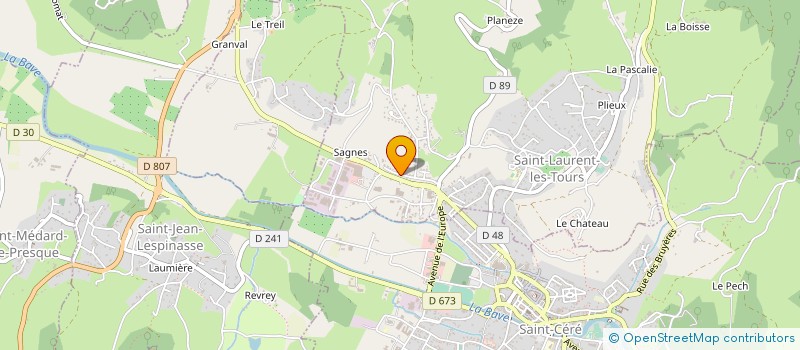 localisation de l'entreprise LEPINAY-MAGE  SAINT-LAURENT-LES-TOURS