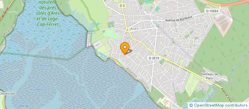 localisation de l'entreprise LEPINE CONSULTING  ARES