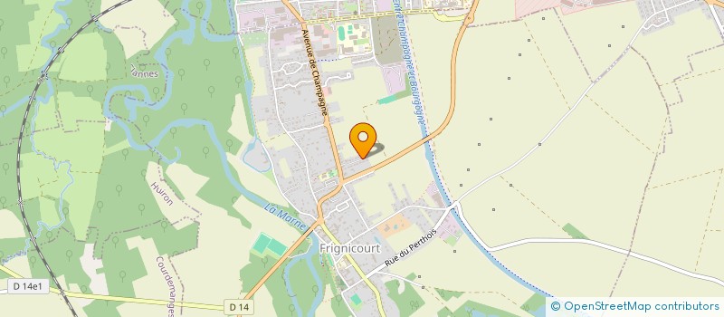 localisation de l'entreprise LEPINE IMMO  FRIGNICOURT