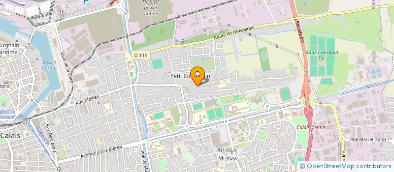 localisation de l'entreprise LEPINE INVEST  CALAIS