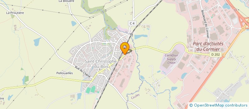 localisation de l'entreprise LEPINE MATERIEL (NEW)  SAINT-CHRISTOPHE-DU-BOIS