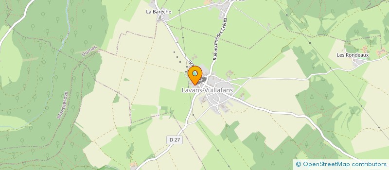 localisation de l'entreprise LEPINE PERE ET FILS à LAVANS-VUILLAFANS