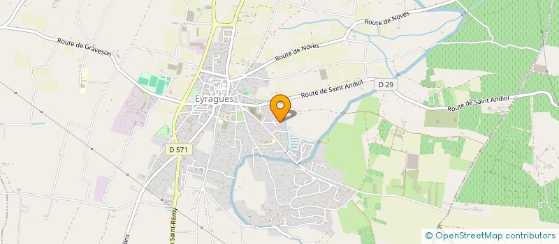 localisation de l'entreprise LEPINE-POCHET  EYRAGUES