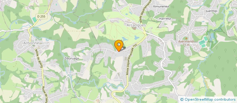 localisation de l'entreprise LEPINET  ARCANGUES