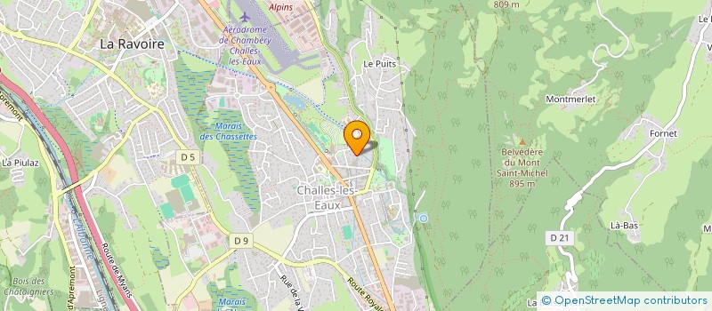 localisation de l'entreprise LEPINKU  CHALLES-LES-EAUX