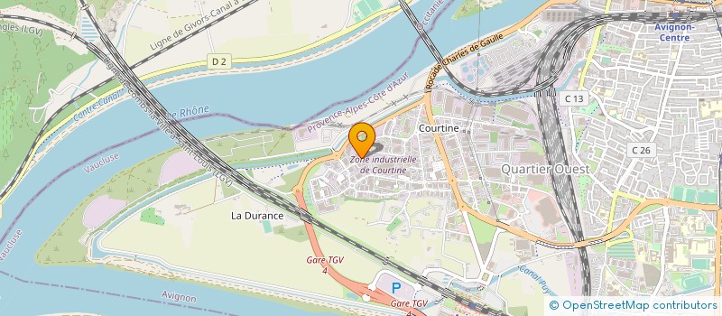 localisation de l'entreprise LEPISSIER SA à AVIGNON