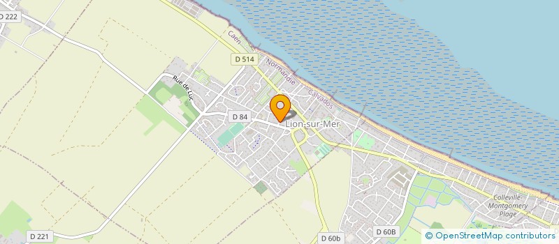 localisation de l'entreprise LEPLANQUAIS ARCHITECTE  LION-SUR-MER