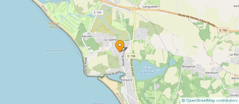 localisation de l'entreprise LEPOITTEVIN  SAINT-GILDAS-DE-RHUYS