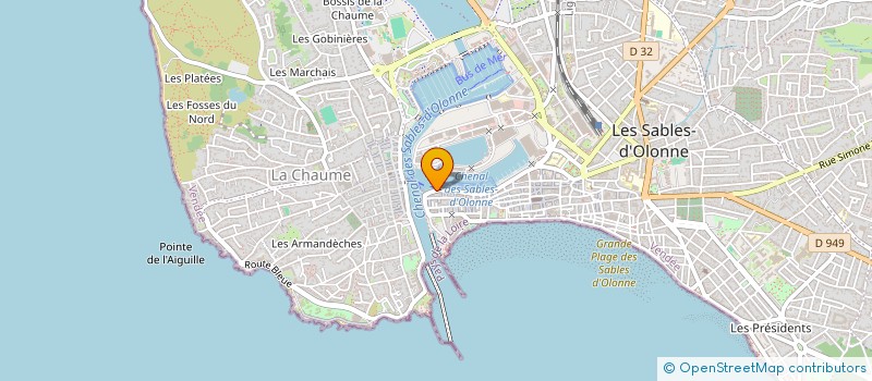 localisation de l'entreprise LEPOL à LES SABLES D'OLONNE