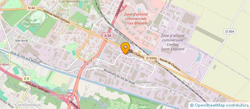 localisation de l'entreprise LEPOMAR  REIMS