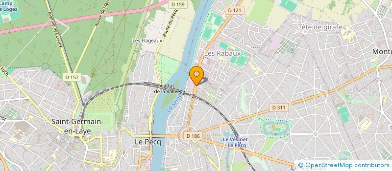 localisation de l'entreprise LEPONE  LE PECQ