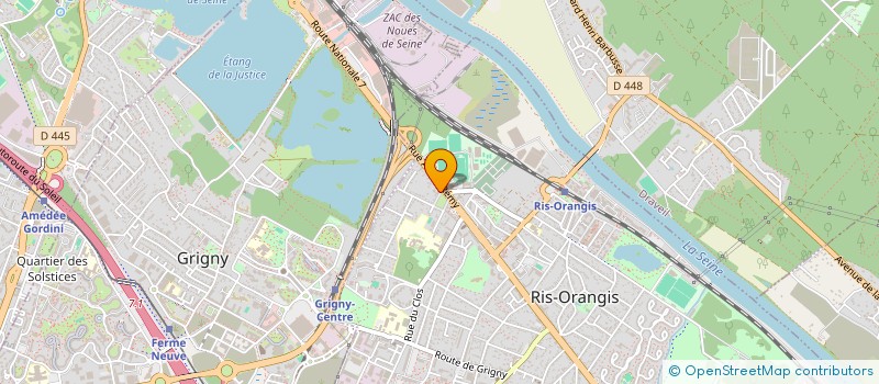 localisation de l'entreprise LEPORDA FONDATION IMMOBILIERE à RIS-ORANGIS