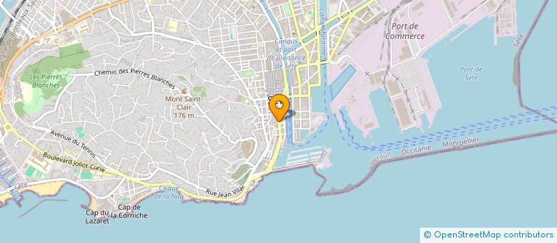 localisation de l'entreprise LEPOULPEC0SMIQUE  SETE