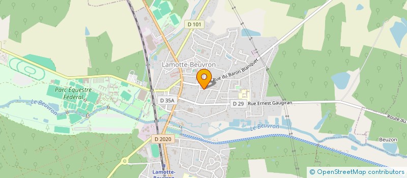 localisation de l'entreprise LEPRETRE FINISSEUR SERVICES  LAMOTTE-BEUVRON