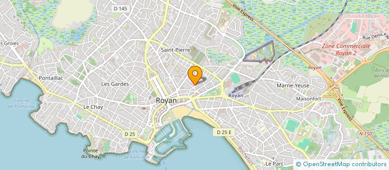 localisation de l'entreprise LEPRETRE FRANCOIS  ROYAN