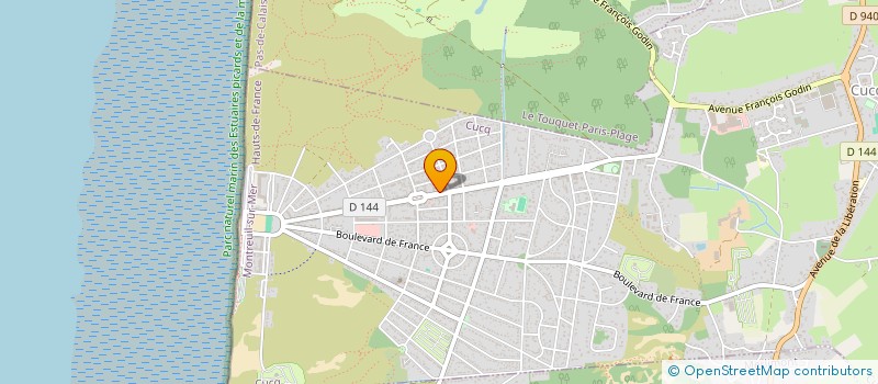 localisation de l'entreprise LEPRETRE IMMO  CUCQ