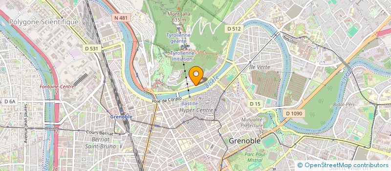 localisation de l'entreprise LEPRETRE-RAZAFINDRAKOTO SCI  GRENOBLE