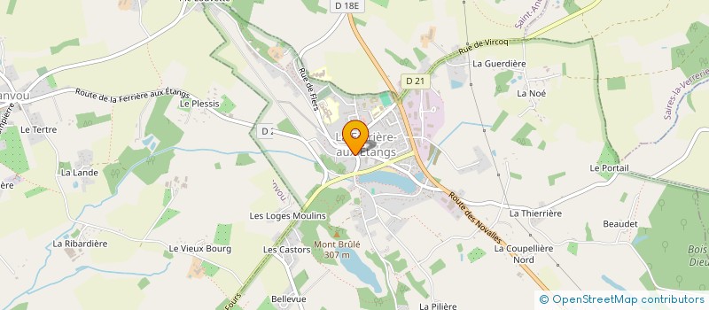 localisation de l'entreprise LEPREVOST - PRO à LA FERRIERE-AUX-ETANGS