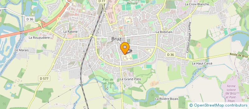 localisation de l'entreprise LEPRIMON  BRUZ