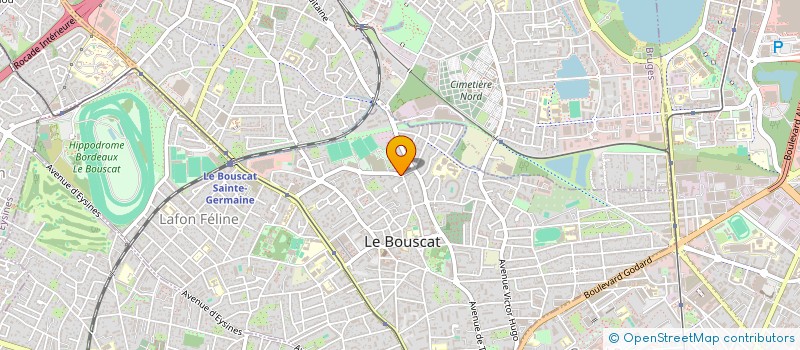 localisation de l'entreprise LEPRINCE  LE BOUSCAT