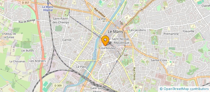 localisation de l'entreprise LEPRINCE  LE MANS