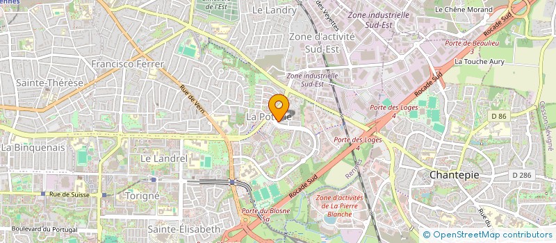 localisation de l'entreprise LEPRINCE ET ASSOCIES ASSSURANCES  RENNES