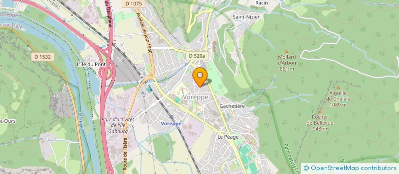 localisation de l'entreprise LEPSENTIS  VOREPPE