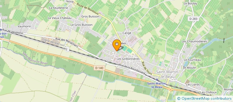 localisation de l'entreprise LEPSI  SAINT-MARTIN-LE-BEAU