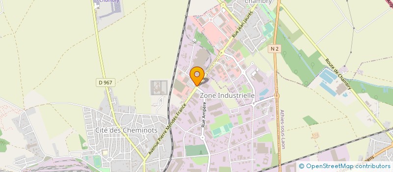 localisation de l'entreprise LEPTIR à LAON