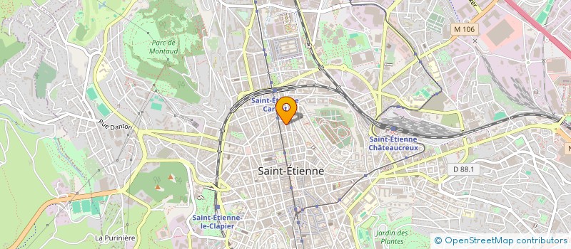 localisation de l'entreprise LEPTIS TRADING à SAINT-ETIENNE