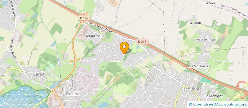 localisation de l'entreprise LEPTUS  LA BAULE-ESCOUBLAC