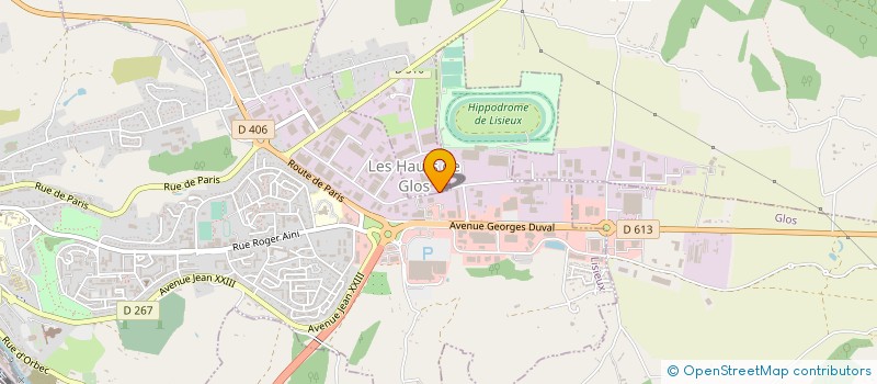 localisation de l'entreprise LEPY DUSSAULE à LISIEUX