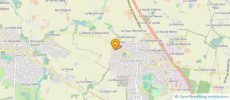 localisation de l'entreprise LEQHOR  LA MEZIERE