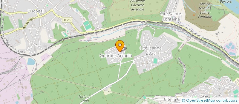 localisation de l'entreprise LEQUENT  SAINT-AVOLD