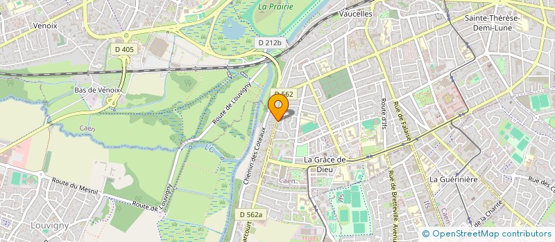 localisation de l'entreprise LEQUEST-SOYER à CAEN