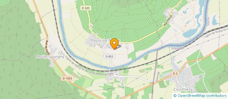 localisation de l'entreprise LEQUEUX - PAIS à PASSY-SUR-MARNE