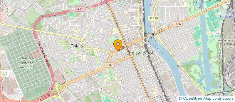 localisation de l'entreprise LEQUIN ALICE à CHOISY-LE-ROI