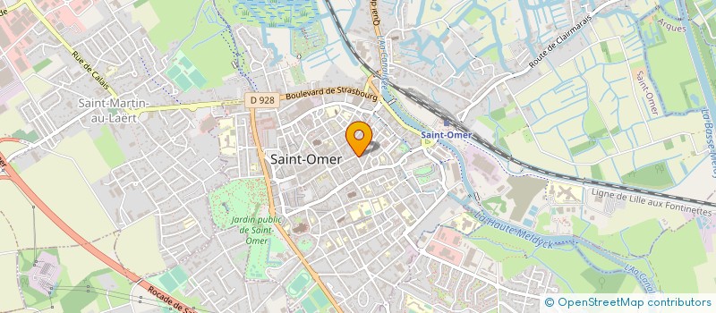 localisation de l'entreprise LER  SAINT-OMER