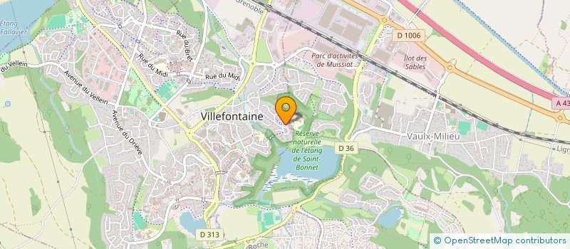 localisation de l'entreprise LER-RENOV  VAULX-MILIEU