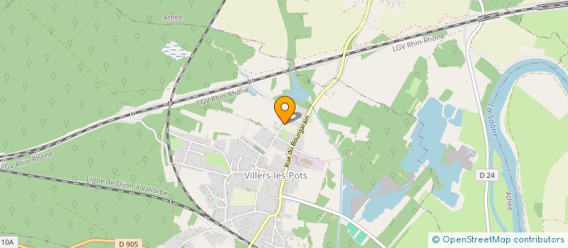 localisation de l'entreprise LERAT BASTIEN  VILLERS-LES-POTS