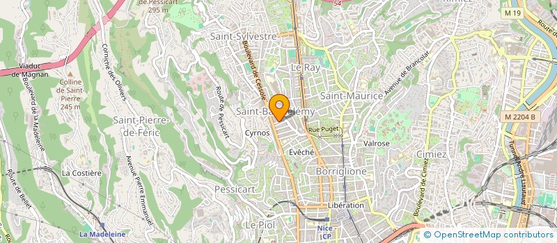 localisation de l'entreprise LERAT-FARGEON-CAGNOLI à NICE