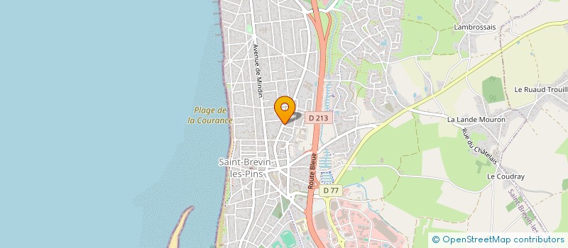 localisation de l'entreprise LERAY C.A.M.S. 44 à SAINT-BREVIN-LES-PINS