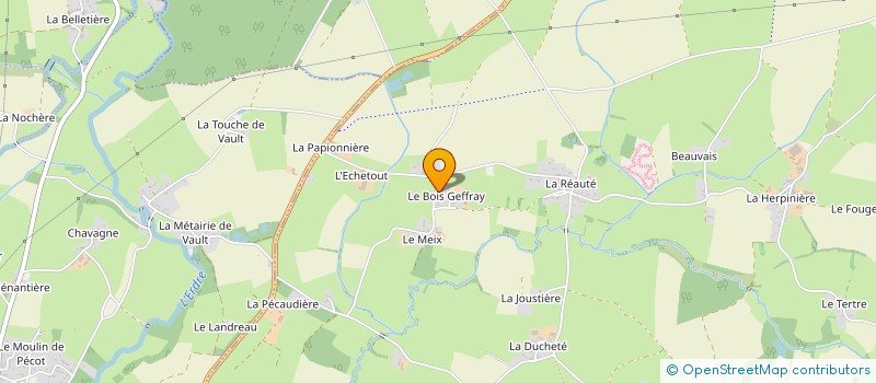 localisation de l'entreprise LERAY GILLES à LES TOUCHES