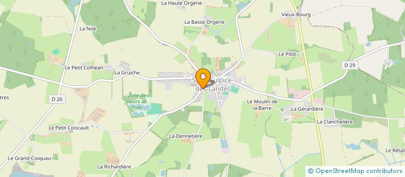 localisation de l'entreprise LERAY HAMON  VALLONS-DE-L'ERDRE