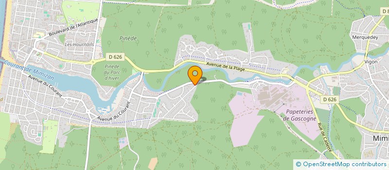 localisation de l'entreprise LERAY HOLDING  MIMIZAN