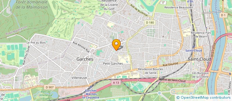 localisation de l'entreprise LERAY MORGAN ET GUENY SANDRINE à GARCHES