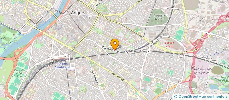 localisation de l'entreprise LERAYS-LES CHOUANS à ANGERS