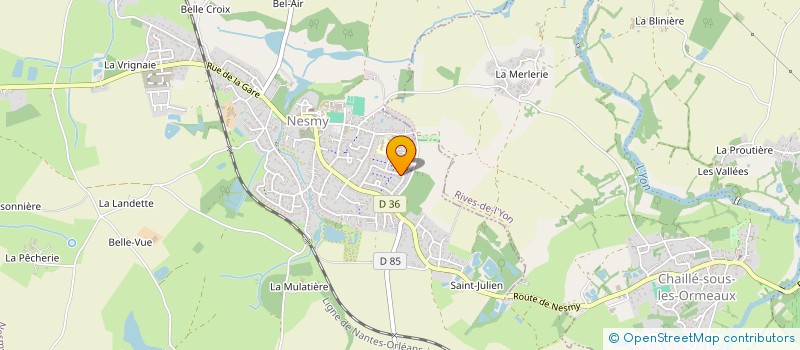 localisation de l'entreprise LERBAU  NESMY