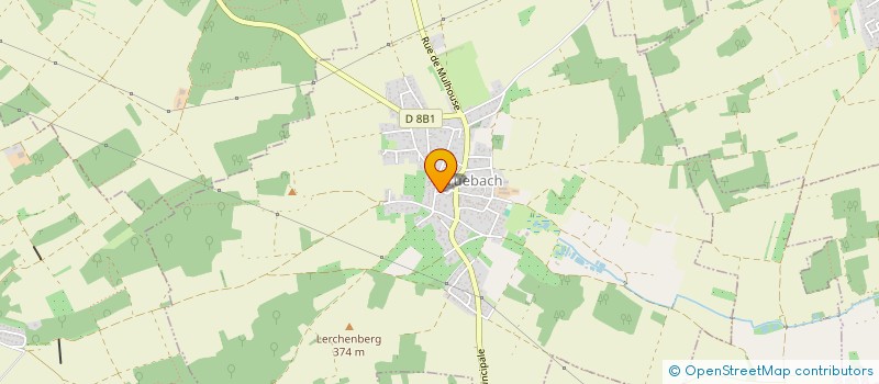 localisation de l'entreprise LERCHENBERG  BRUEBACH