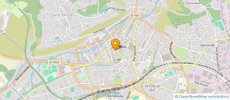 localisation de l'entreprise LERCO à EVREUX